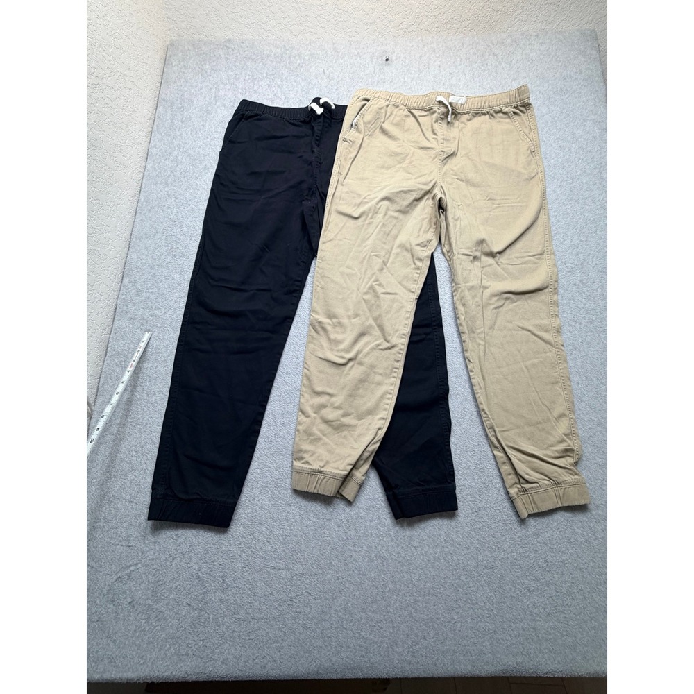 Thereabouts Boys Jogger Pants Bundle 2Pk Black Khaki XXL 22H Husky
